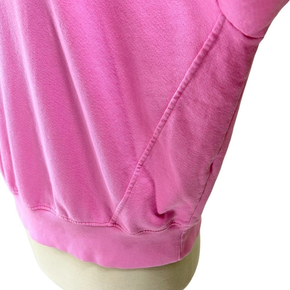 Soulcycle Pullover Top Women Medium Pink Graphic Mattie Crop Sweatshirt Cotton - Picture 6 of 11